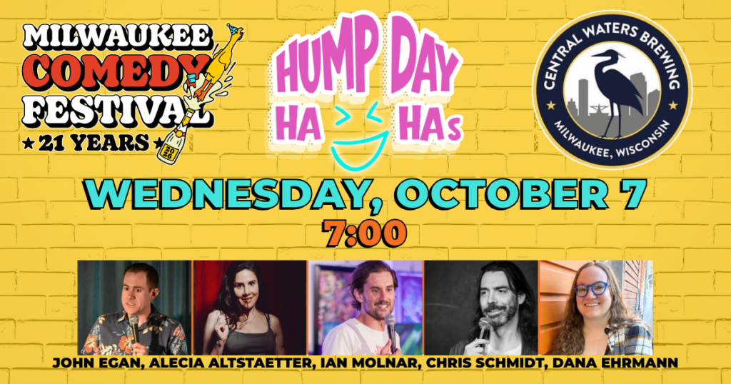 Hump Day Ha Ha's Oct 7 7pm