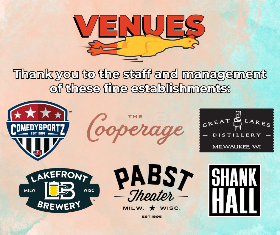 Thanks to all the 2025 Venues!