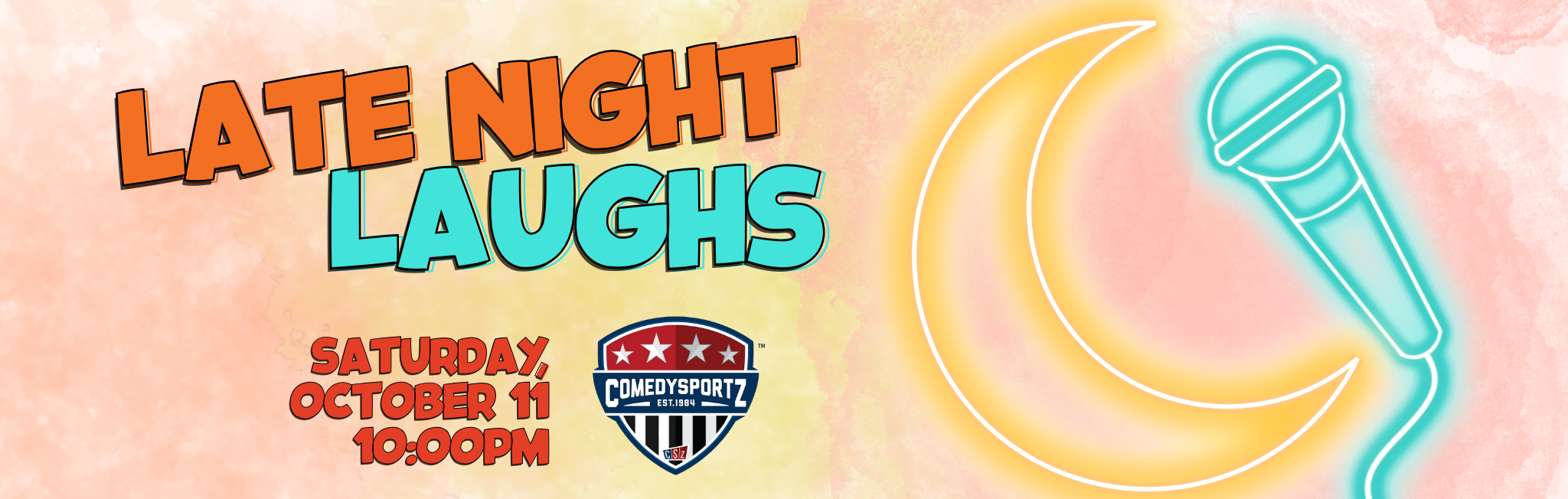 Late Night Laughs Sat Oct 11 at ComedySportz